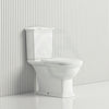 Rak Washington White Close-Coupled Toilet Suite Boxed Rim Pan P-Trap Or S-Trap Available Box Suites