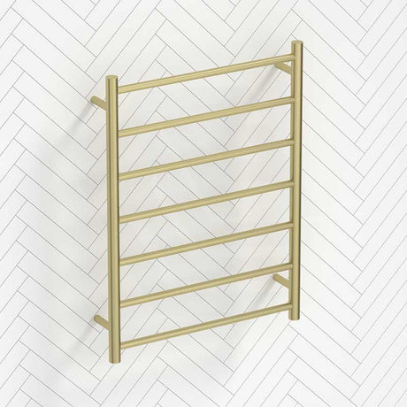 Radiant 600 x 800mm Heated Round Ladder Towel Rail 7 Bars Variant Colour Available