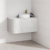 Rio 600/750/900/1200/1500Mm Bathroom Linear Surface Corner Vanity Wall Hung Plywood White Cabinet