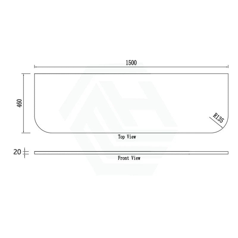 Rio 600/750/900/1200/1500Mm Bathroom Linear Surface Vanity Wall Hung Single/Double Bowl Plywood