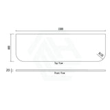 Rio 600/750/900/1200/1500Mm Bathroom Linear Surface Vanity Wall Hung Single/Double Bowl Plywood