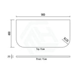 Rio 600/750/900/1200/1500Mm Bathroom Linear Surface Vanity Wall Hung Single/Double Bowl Plywood