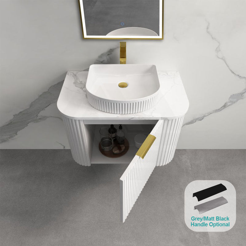 Rio 750/900/1200/1500Mm Bathroom Linear Surface Vanity Wall Hung Single/Double Drawer Plywood White