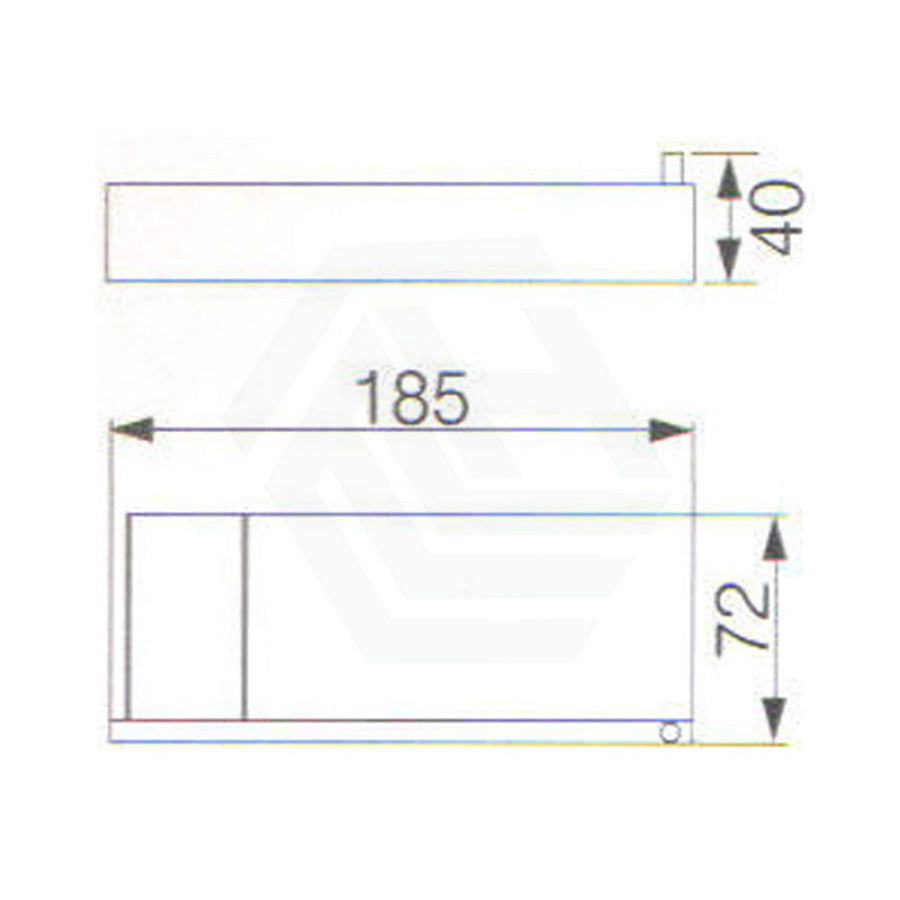 Rosa Chrome Toilet Roll Holder Stainless Steel 304 Paper Holders