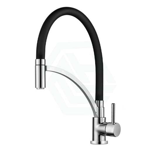 Round Brass 360 Swivel Kitchen Sink Mixer Tap Chrome