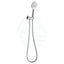 Round Chrome 3 Functions Handheld Shower With Wall Bracket Set Bathroom Products