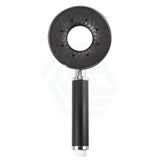 ABS Handheld Shower Round 3 Functions Black and Chrome