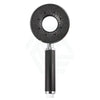 ABS Handheld Shower Round 3 Functions Black and Chrome