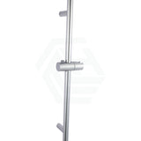 Round Chrome Wall Mounted Sliding Rail With Water Hose & Connector Only