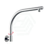 Round Swivel Wall Mounted Shower Arm Chrome Arms