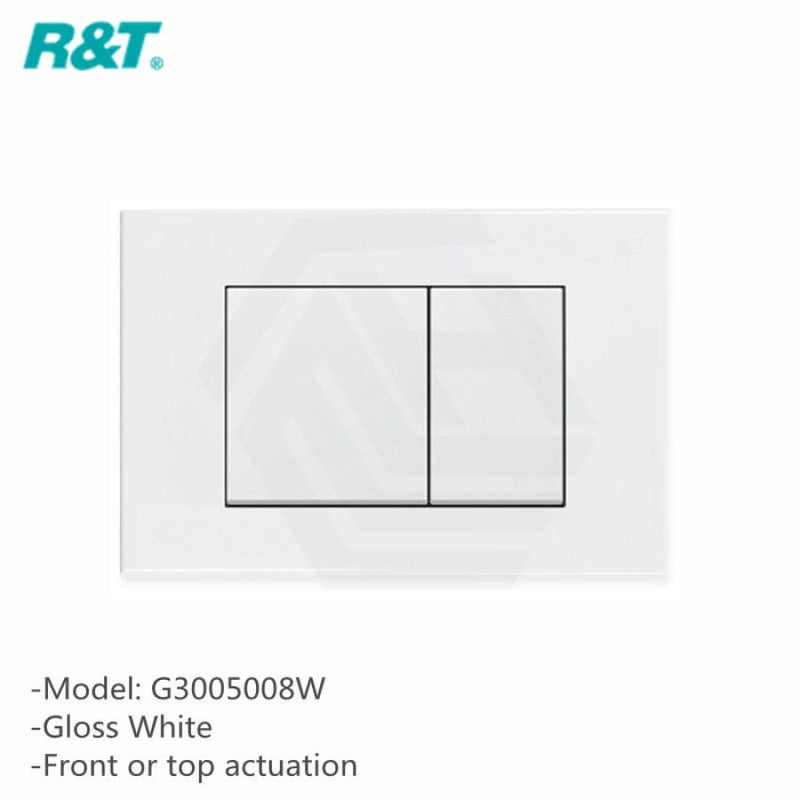 R&t Framed Low Level In-Wall Cistern For Wall Hung Toilet Pan Top Or Front Flush Button Available