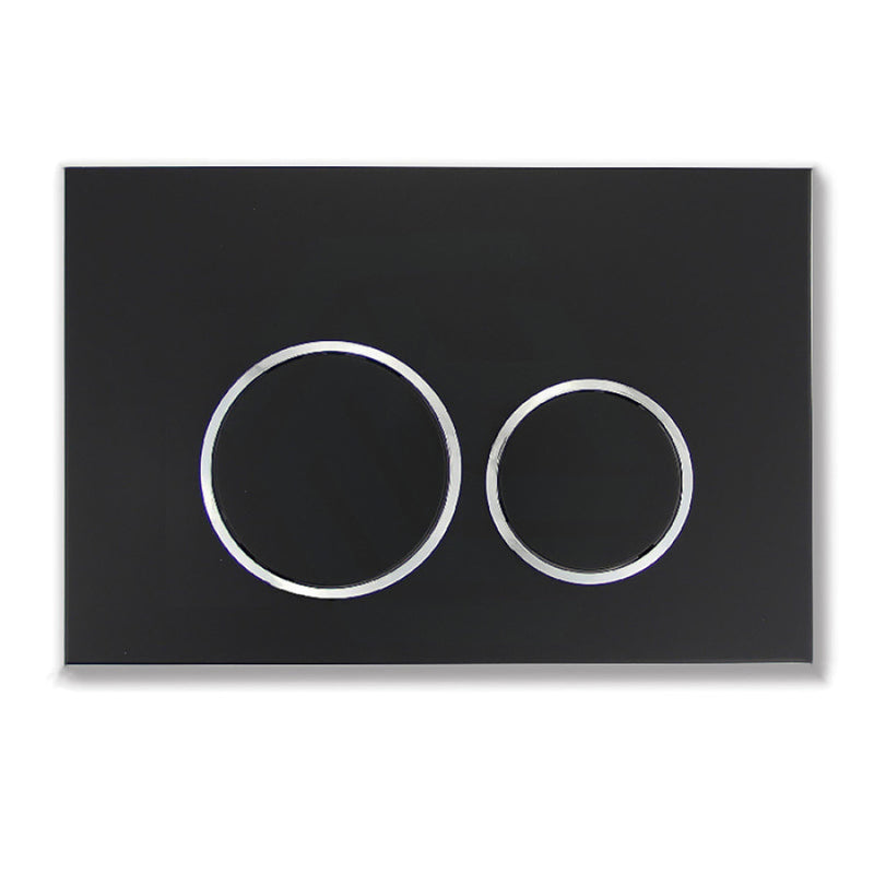 R&t Toilet Button For In-Wall Concealed Cistern Matt Black Surface G3004111B