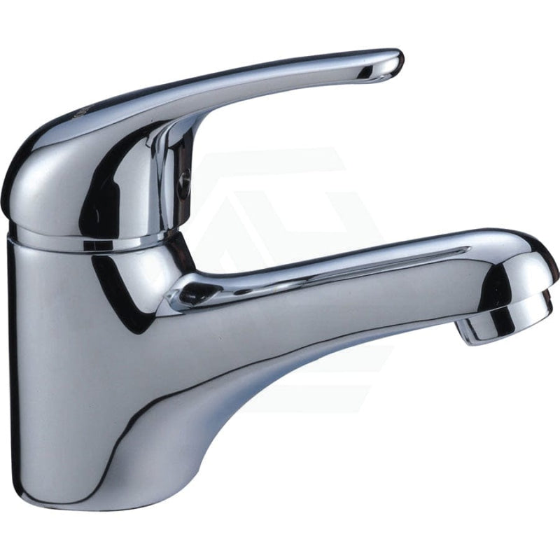 Ruby Solid Brass Chrome Short Basin Mixer Vanity Tap Bathroom Products