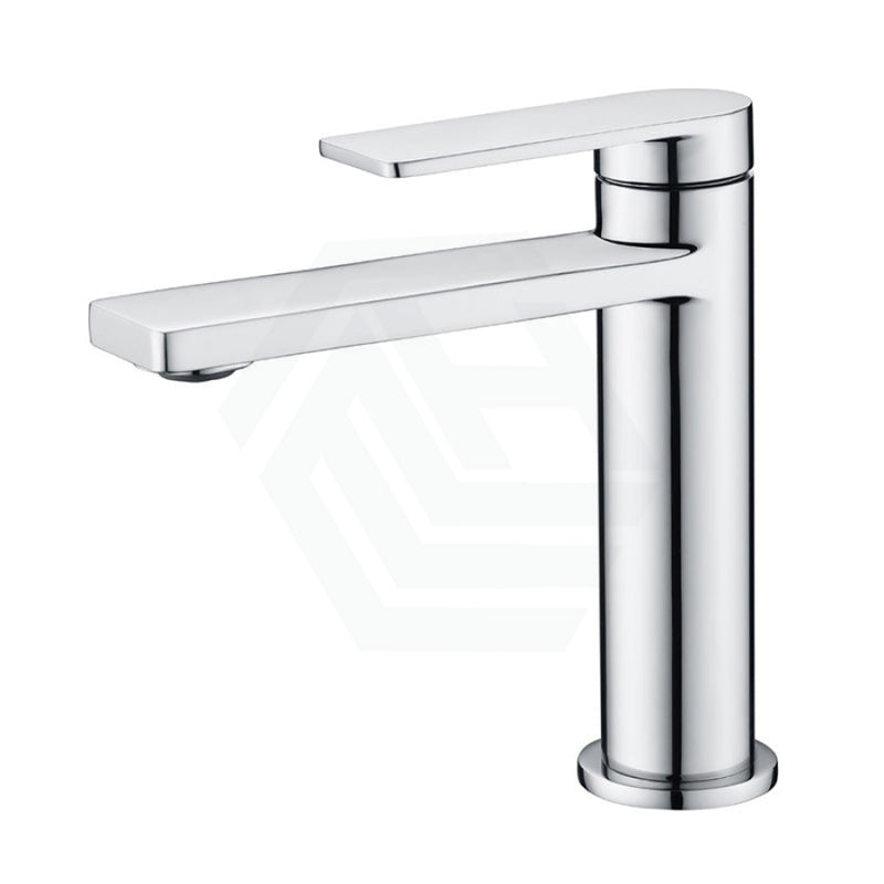 Ruki Solid Brass Chrome Basin Mixer Tap For Vanity And Sink Short Mixers