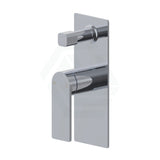 Ruki Solid Brass Chrome Bath/Shower Wall Mixer With Diverter Mixers With