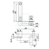 Ruki Solid Brass Chrome Bathtub/Basin Wall Mixer With Spout Mixers