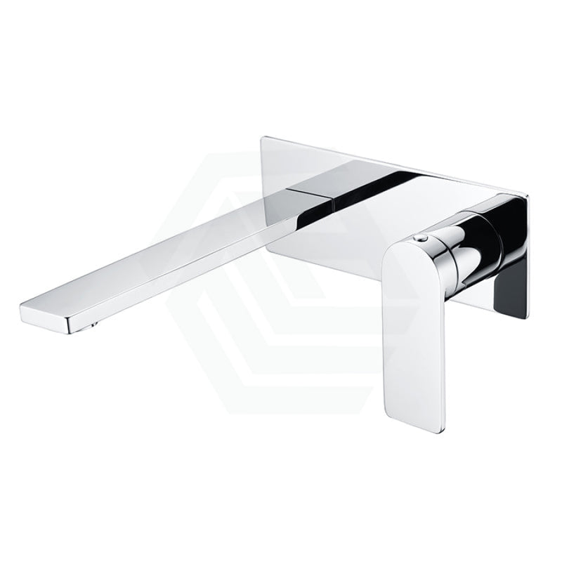 Ruki Solid Brass Chrome Bathtub/Basin Wall Mixer With Spout Mixers