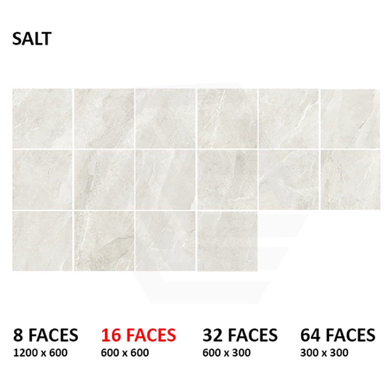 Capri Salt Surface Tec Stone Look Light Grey 300/600/1200mm Tile