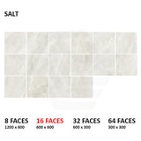 Capri Salt Surface Tec Stone Look Light Grey 300/600/1200mm Tile