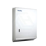 Satin Stainless Steel Tumbler Lock Hand Paper Towel Dispenser