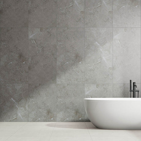 RAK Baltico Light Grey Matt In & Out Stone Look 300/600/1200mm Tile
