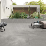 RAK Baltico Light Grey Matt In & Out Stone Look 300/600/1200mm Tile