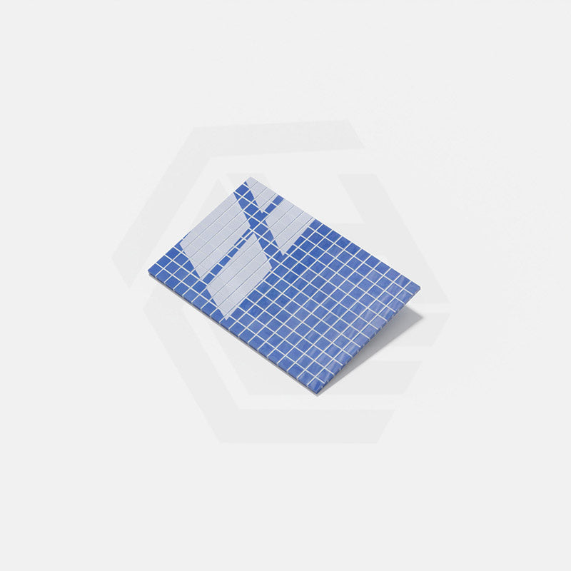 Onix Lisa Light Blue Gloss Glass Mosaic Tile 310x467mm Sheet (25x25mm Chip Piece)