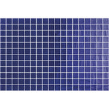 Onix Lisa Dark Blue Gloss Glass Mosaic Tile 310x467mm Sheet (25x25mm Chip Piece)