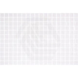 Onix Lisa White Gloss Glass Mosaic Tile 310x467mm Sheet (25x25mm Chip Piece)