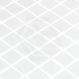 Onix Lisa White Gloss Glass Mosaic Tile 310x467mm Sheet (25x25mm Chip Piece)