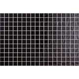 Onix Lisa Black Gloss Glass Mosaic Tile 310x467mm Sheet (25x25mm Chip Piece)
