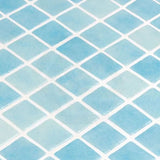 Onix Nieve Azul Claro Gloss Glass Mosaic Tile 310x467mm Sheet (25x25mm Chip Piece)