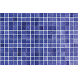 Onix Nieve Azul Marino Gloss Glass Mosaic Tile 310x467mm Sheet (25x25mm Chip Piece)