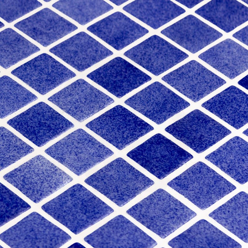 Onix Nieve Azul Marino Gloss Glass Mosaic Tile 310x467mm Sheet (25x25mm Chip Piece)
