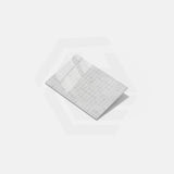 Onix Nieve Gris Gloss Glass Mosaic Tile 310x467mm Sheet (25x25mm Chip Piece)