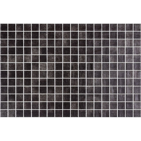 Onix Nieve Negro Gloss Glass Mosaic Tile 310x467mm Sheet (25x25mm Chip Piece)