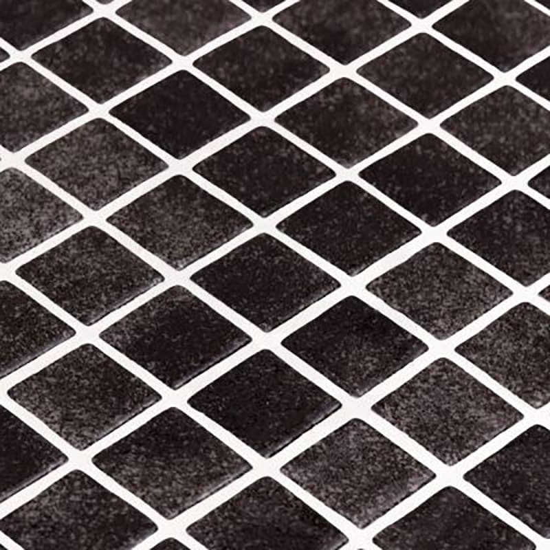 Onix Nieve Negro Gloss Glass Mosaic Tile 310x467mm Sheet (25x25mm Chip Piece)
