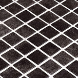 Onix Nieve Negro Gloss Glass Mosaic Tile 310x467mm Sheet (25x25mm Chip Piece)