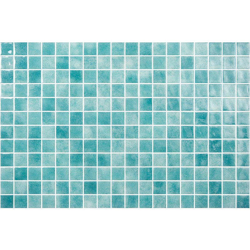Onix Nieve Verde Gloss Glass Mosaic Tile 310x467mm Sheet (25x25mm Chip Piece)