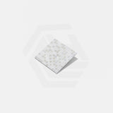 Onix Stoneglass Opalo Blanco Gloss/Matte Blend Glass Mosaic Tile 310x310mm Sheet (25x25mm Chip Size)