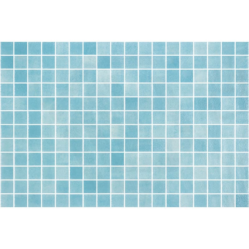 Onix Nieve Aguamarina Gloss Glass Mosaic Tile 310x467mm Sheet (25x25mm Chip Piece)