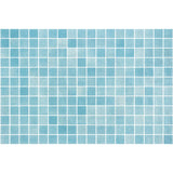Onix Nieve Aguamarina Gloss Glass Mosaic Tile 310x467mm Sheet (25x25mm Chip Piece)