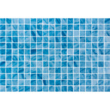 Onix Vanguard Blue Macauba Gloss Glass Mosaic Tile 310x467mm Sheet (25x25mm Chip Size)
