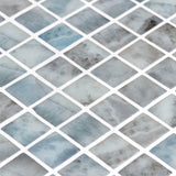 Onix Vanguard Kara Grey Gloss Glass Mosaic Tile 310x467mm Sheet (25x25mm Chip Size)