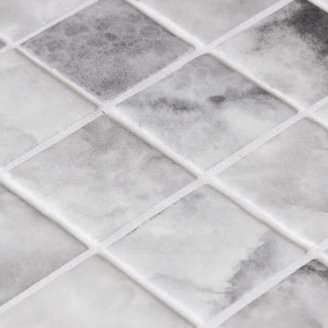 Onix Penta Onice Matte Glass Mosaic Tile 310×310mm Sheet (50x50mm Chip Piece)