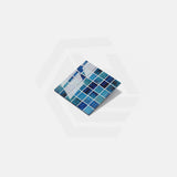 Onix Penta Forest Blue Gloss Glass Mosaic Tile 310×310mm Sheet (50x50mm Chip Piece)