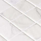 Onix Penta Venato Matte Glass Mosaic Tile 310×310mm Sheet (50x50mm Chip Piece)