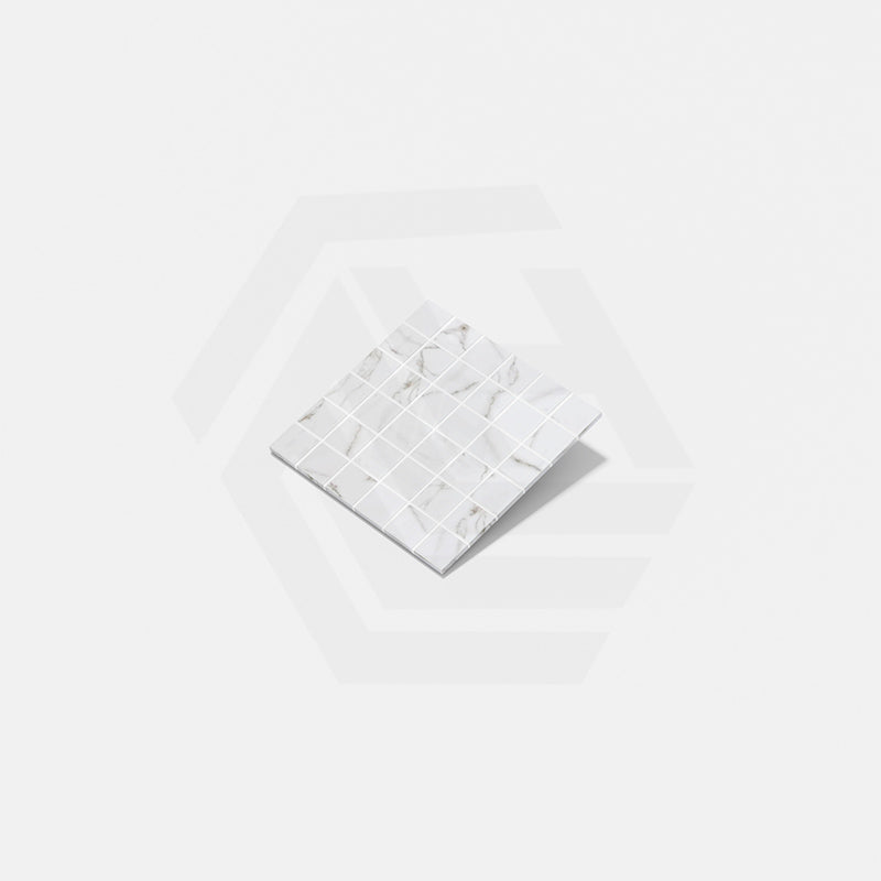 Onix Penta Venato Matte Glass Mosaic Tile 310×310mm Sheet (50x50mm Chip Piece)