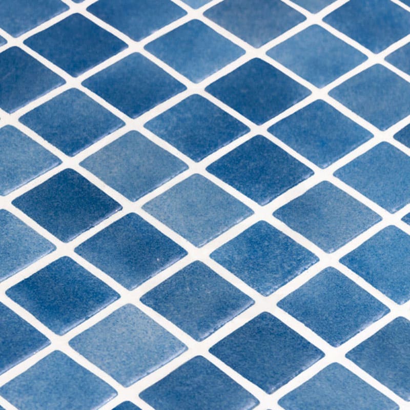 Onix Nieve Azul Medio Gloss Glass Mosaic Tile 310x467mm Sheet (25x25mm Chip Piece)