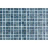 Onix Nieve Turquesa Gloss Glass Mosaic Tile 310x467mm Sheet (25x25mm Chip Piece)